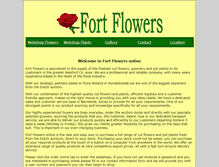 Tablet Screenshot of fortflowers.com